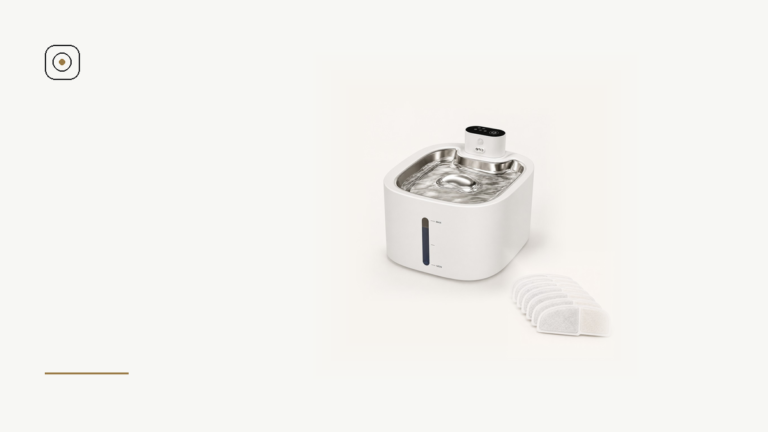 SHAEVRA Flow cat water fountain with a pack of replacement filters