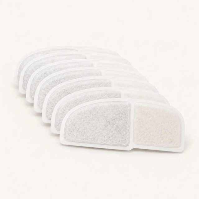 Seven SHAEVRA replacement carbon filters for the Flow cat water fountain